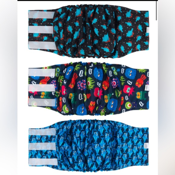 CuteBone male dog belly bands/wraps/diapers, size XL. NWOT. Package of 3. - Picture 7 of 11